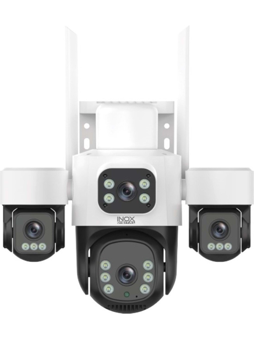 INOX-X114 4X3MP Dört Lensli Wifi Ptz Kamera Beyaz Renkli Su