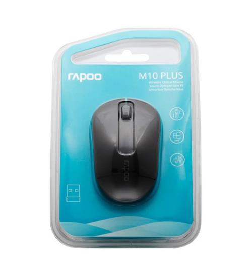 RAPOO M10PLUS 1000DPI KABLOSUZ SİYAH MOUSE WİRELESS | tekizmir.com